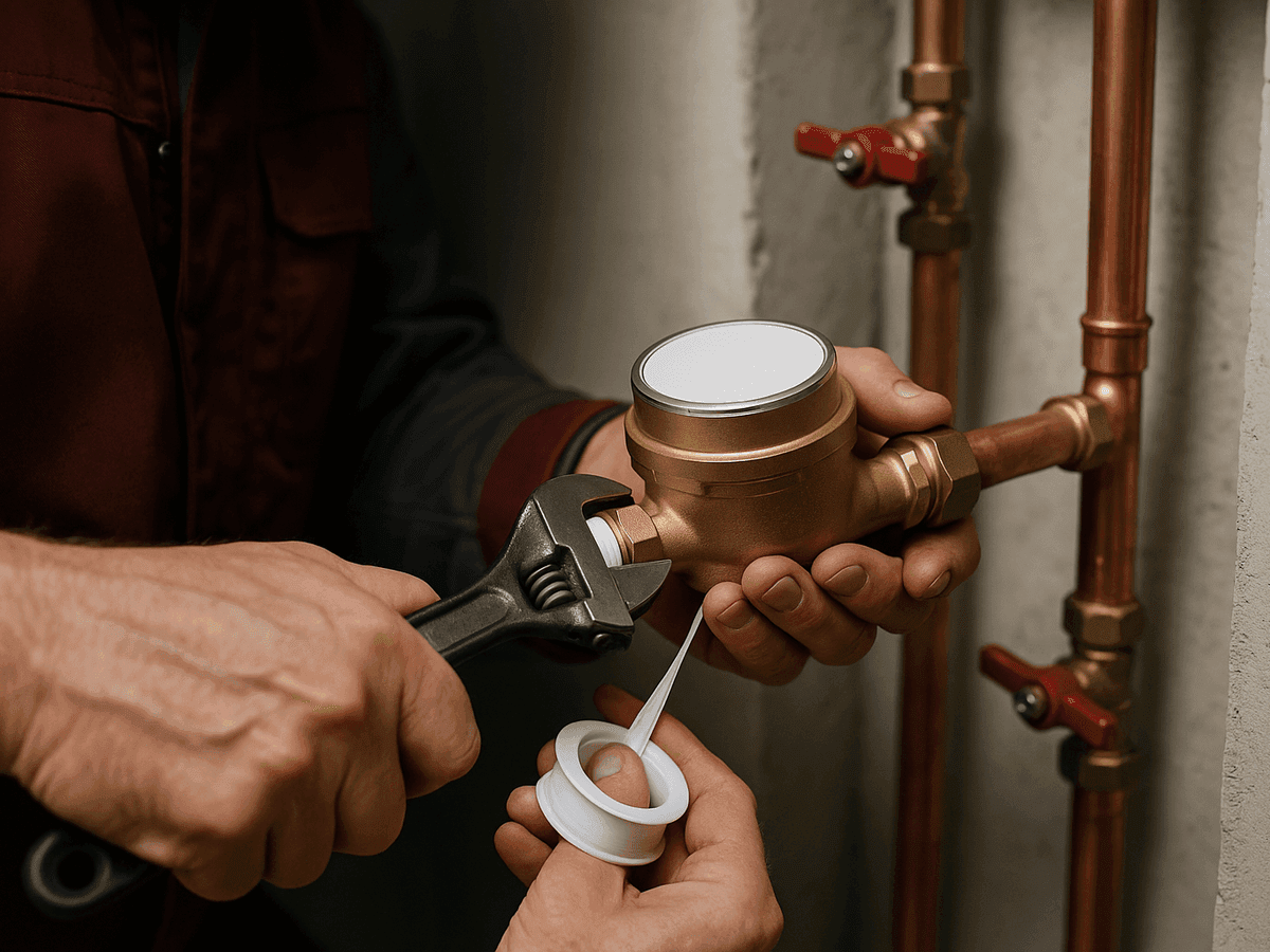 Professional plumber